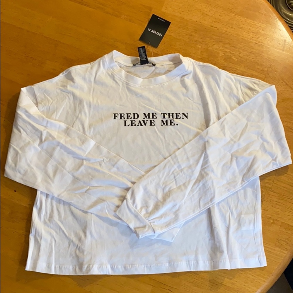 cropped long sleeve